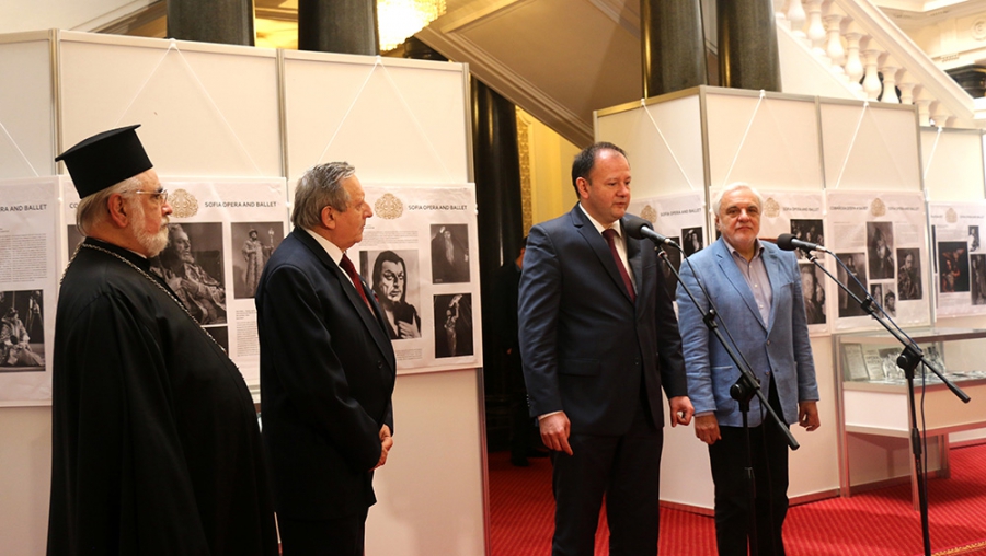 JUBILEE EXHIBITION ABOUT BORIS CHRISTOFF WAS OPENED AT THE PARLIAMENT