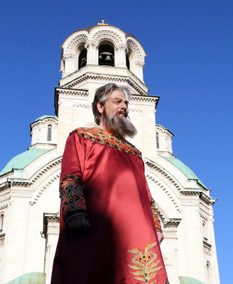 Снимки от репетиция на "Борис Годунов" пред храм-паметник"Св.Александър Невски" - 22.06.2014