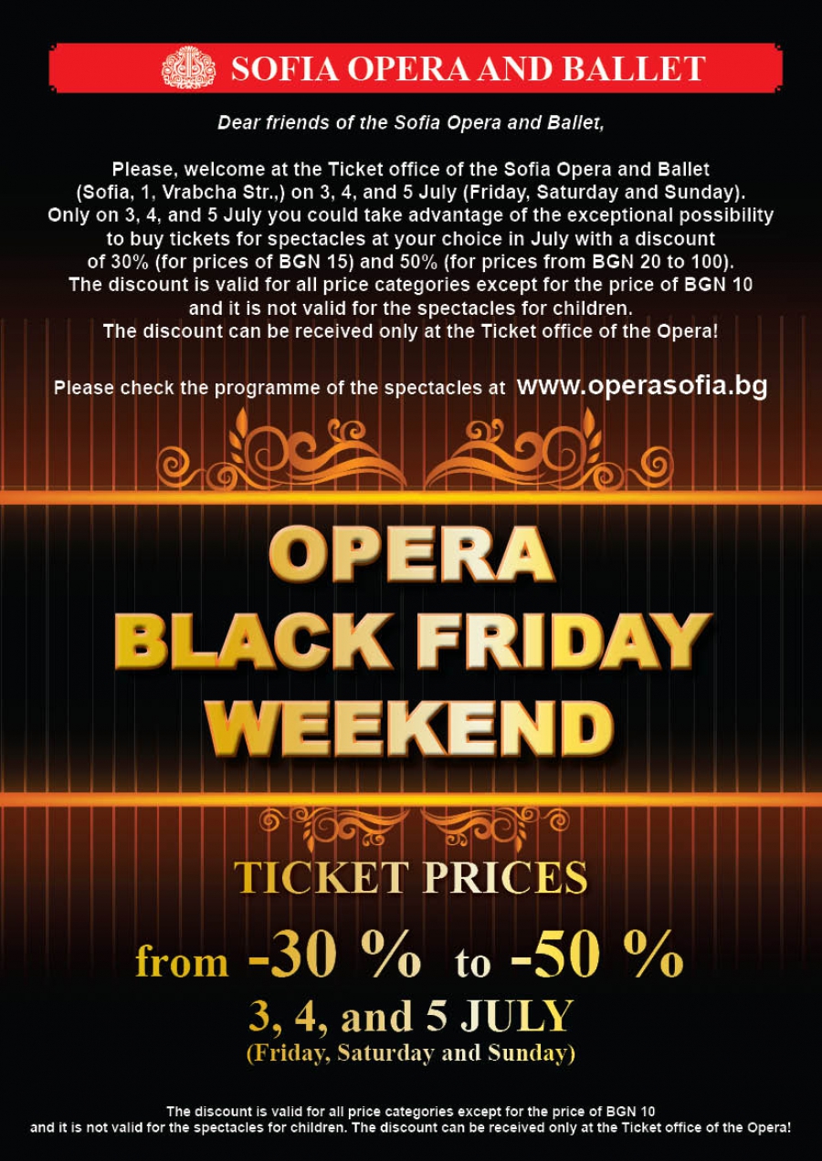 Opera Black Friday Weekend