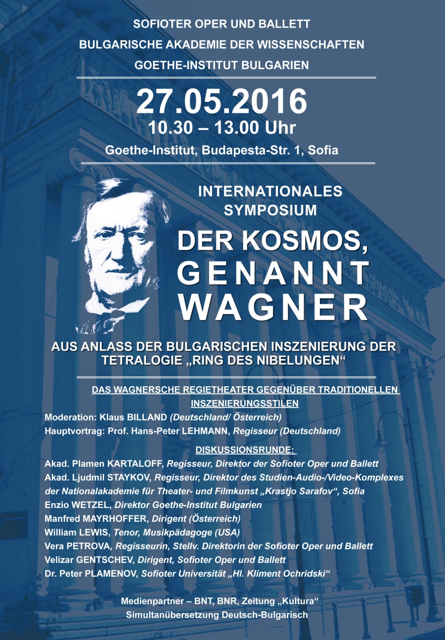 Internationales Symposium - DER KOSMOS, GENANNT WAGNER