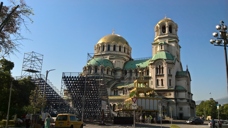 ЗА НАШАТА ВЯРНА ПУБЛИКА - ПОКАЗВАМЕ ВИ СТРОЕЖА НА СЦЕНАТА И ТРУБУНИТЕ НА "НАБУКО" - 11.07.2016