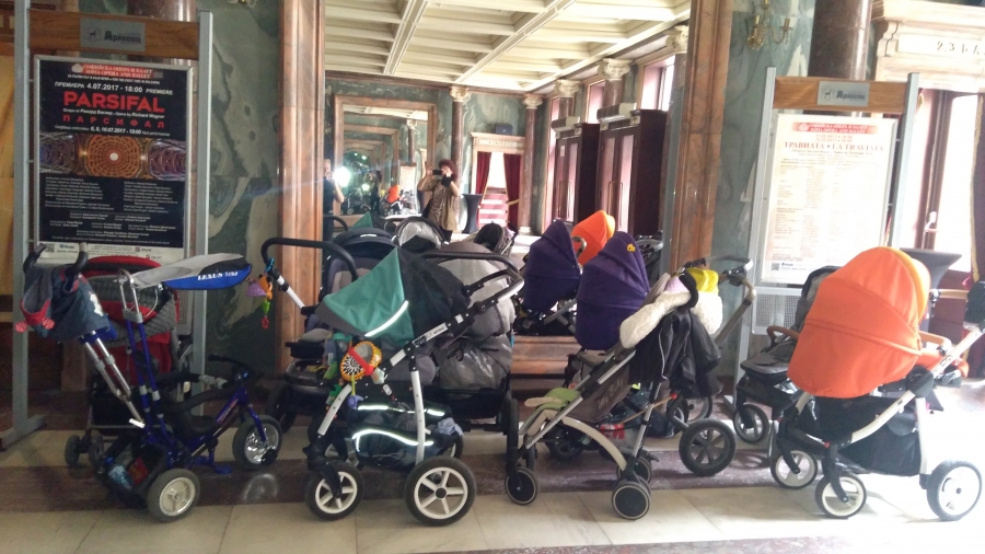 Parking for babies at the Sofia Opera and Ballet