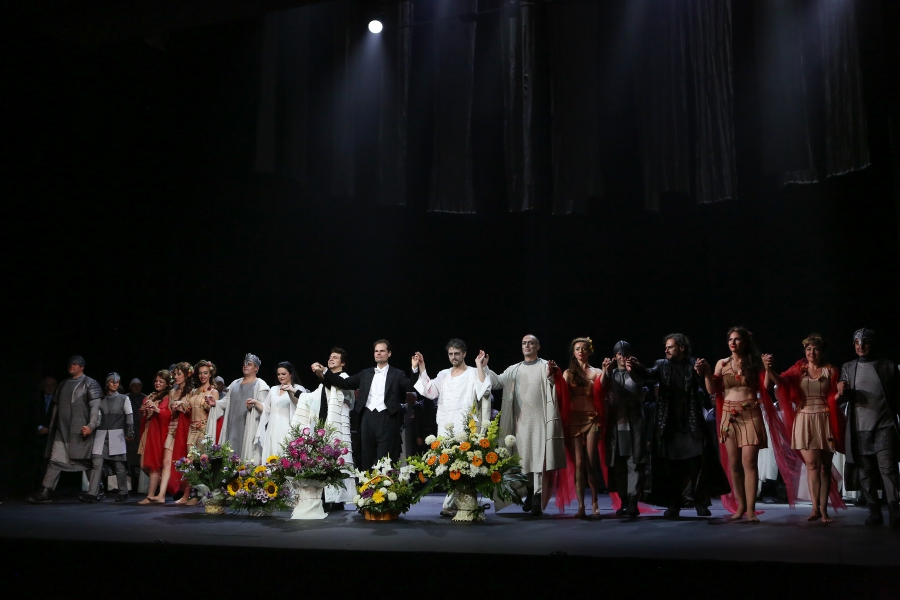 Photos from the premiere of "PARSIFAL" by Richard Wagner on 4.07