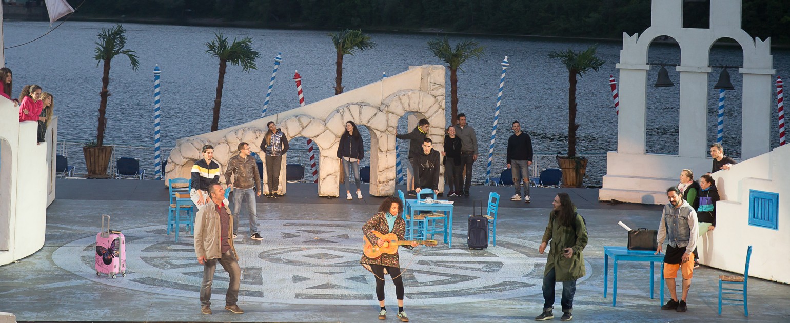 See the new stage "Muses of the water" on Lake Pancharevo (photo gallery)