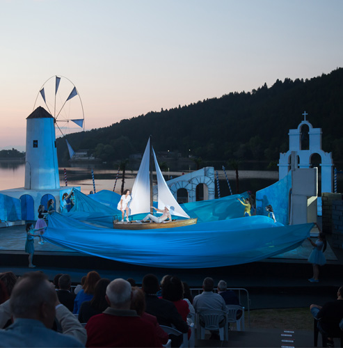 The fairy-tale "Muses of Water" at Lake Pancharevo