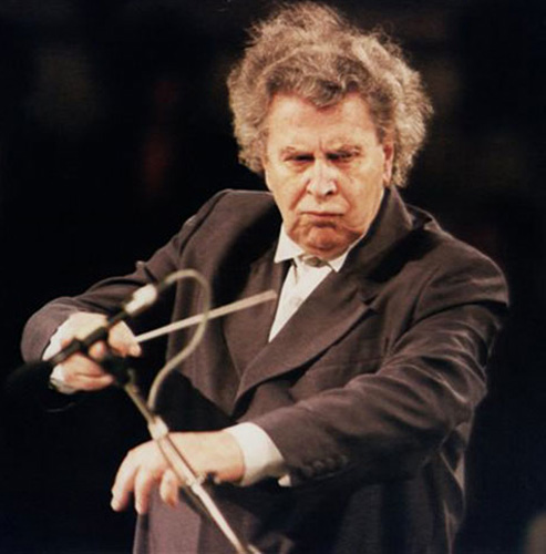 The composer of “Zorba the Greek” Mikis Theodorakis with greeting address to Sofia Opera and Ballet