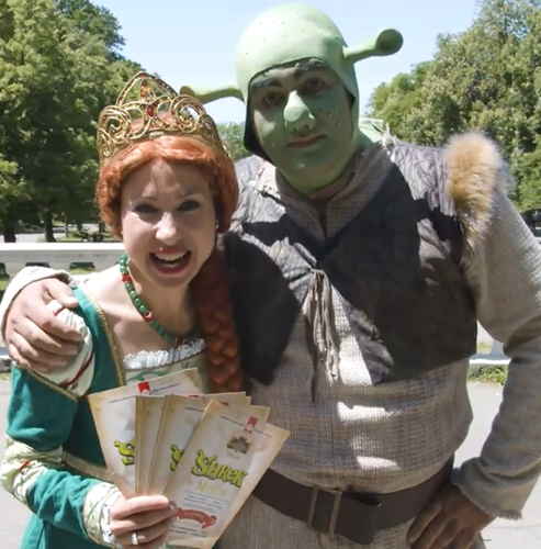 The musical adventure Shrek in the Balkan circus