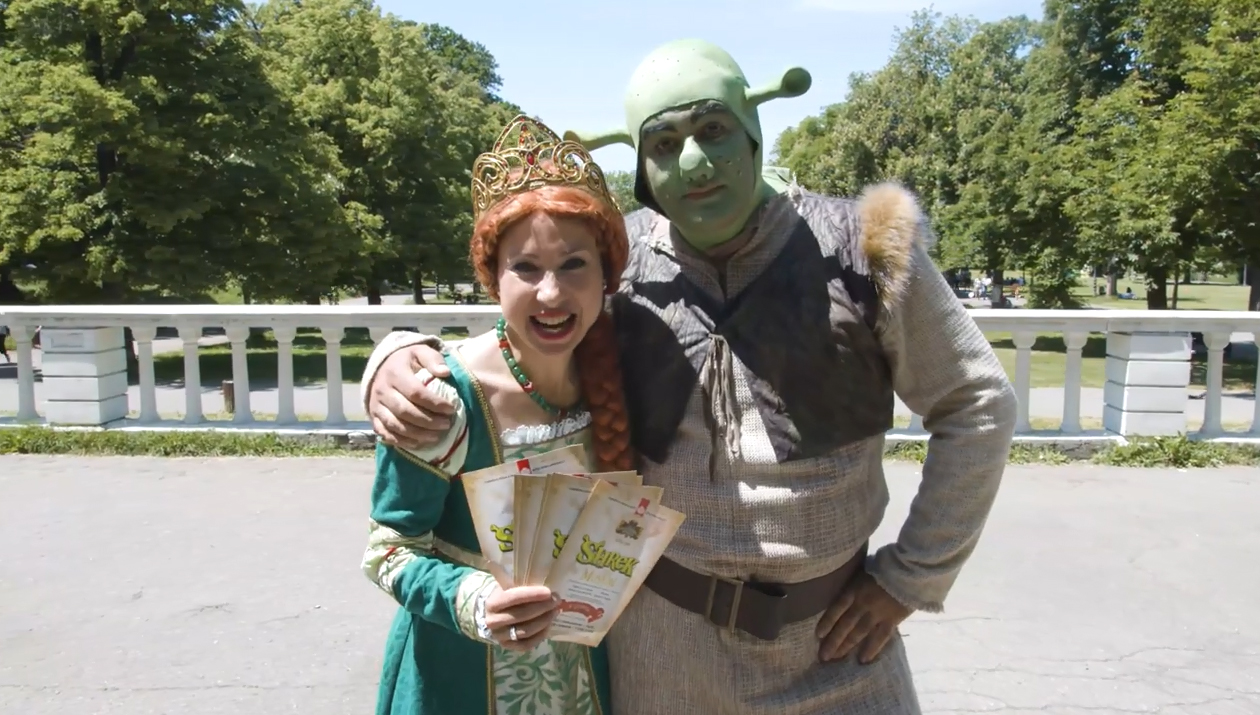 The musical adventure Shrek in the Balkan circus