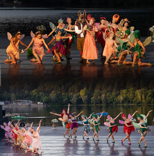 STORMY applause and large audience at the ballet premiere "A Midsummer Night's Dream"
