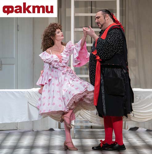 The comic opera "Il barbiere di Siviglia" on the stage of the Sofia Opera