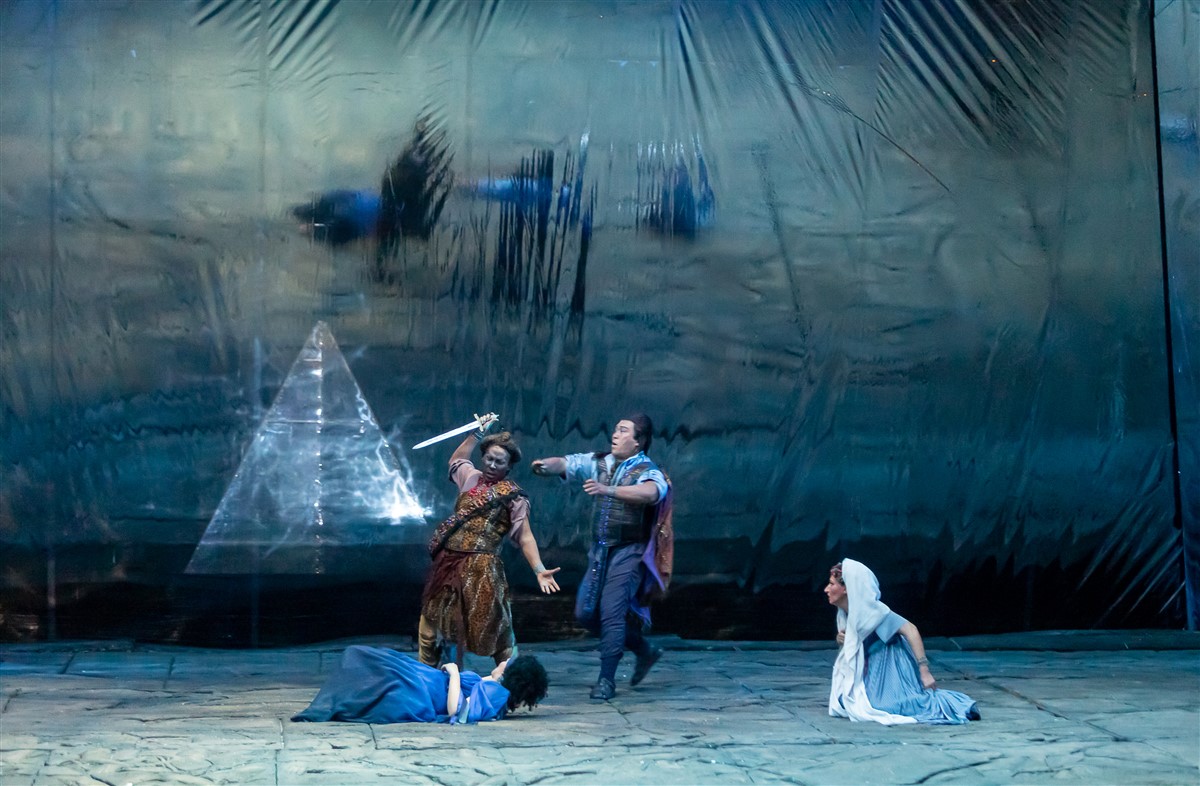 Снимка: Генерална репетиция на операта "Аида" от Джузепе Верди