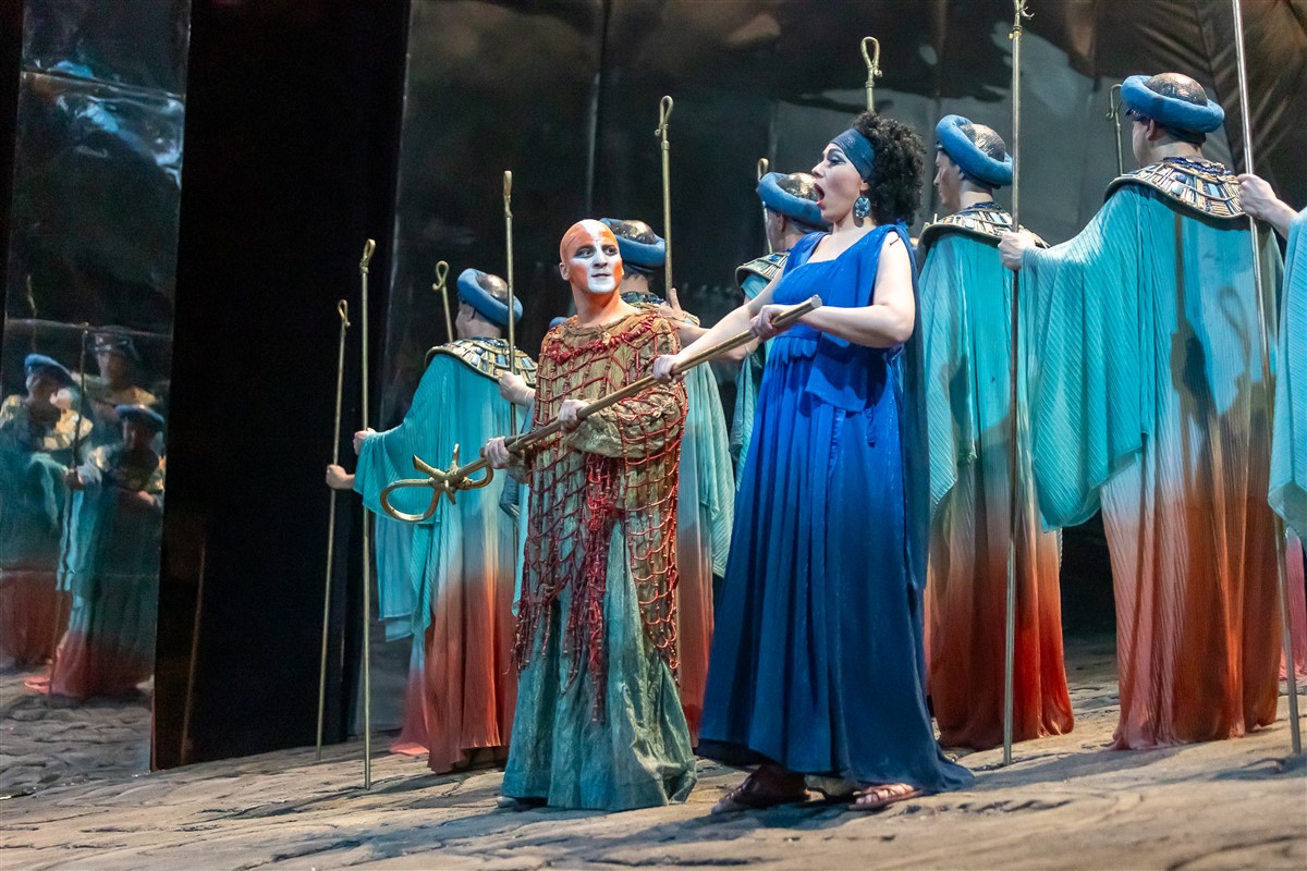 Снимка: Генерална репетиция на операта "Аида" от Джузепе Верди