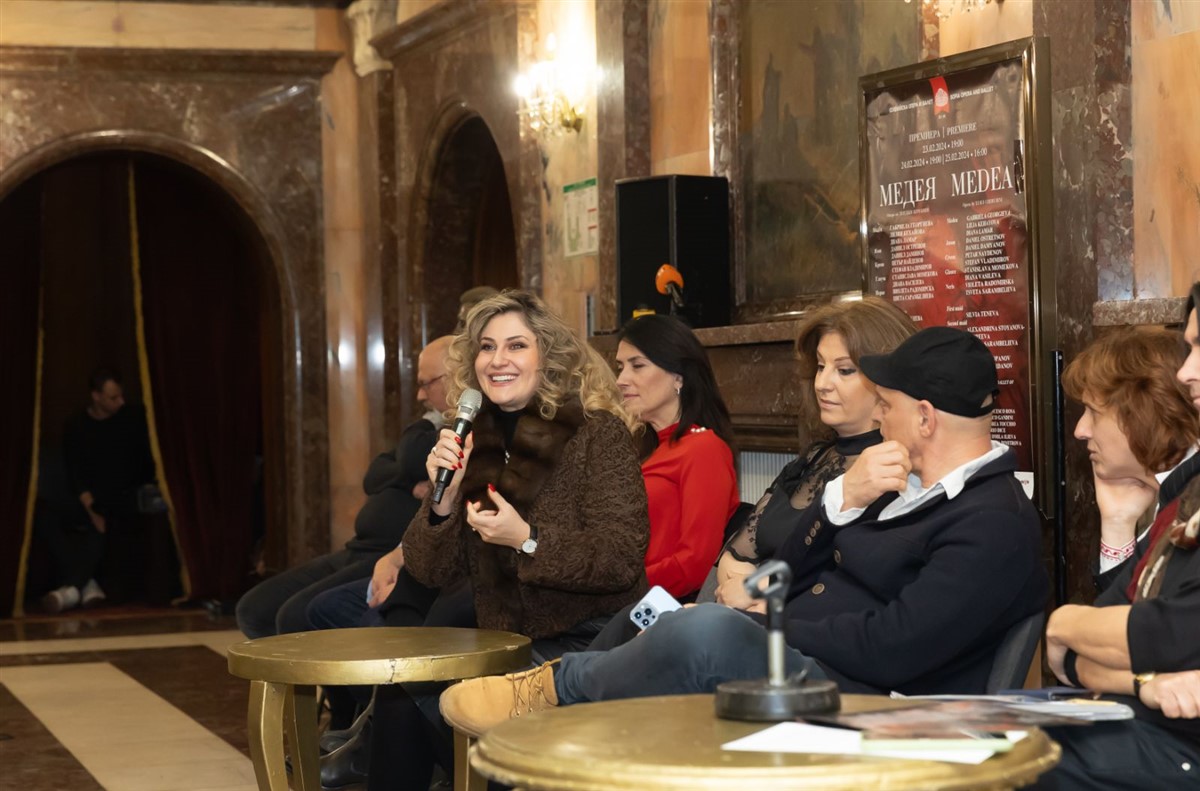 Снимка: Пресконференция по повод премиерата на операта „Медея“ от Луиджи Керубини