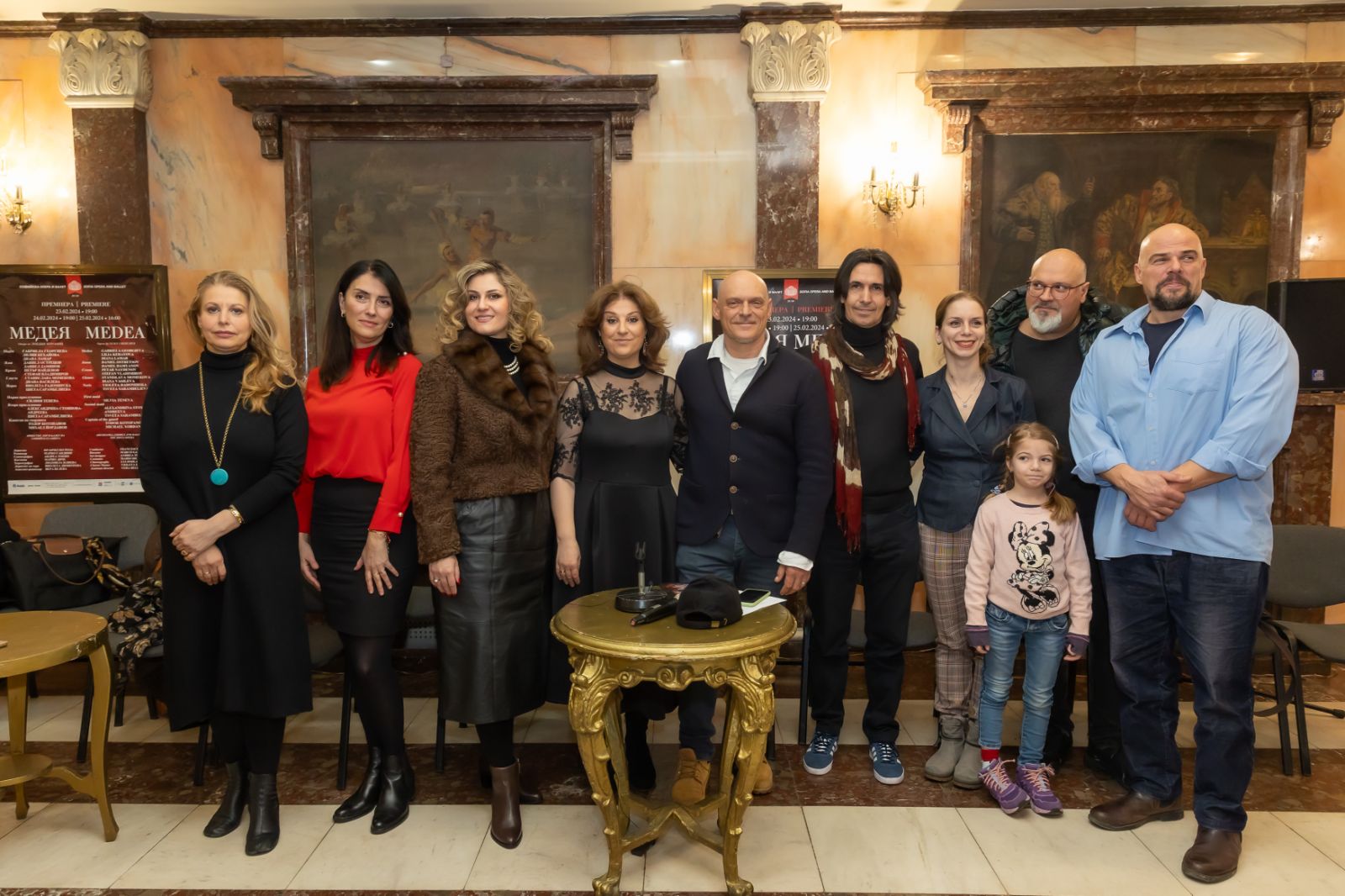 Press conference on the occasion of the premiere of the opera "Medea" by Luigi Cherubini