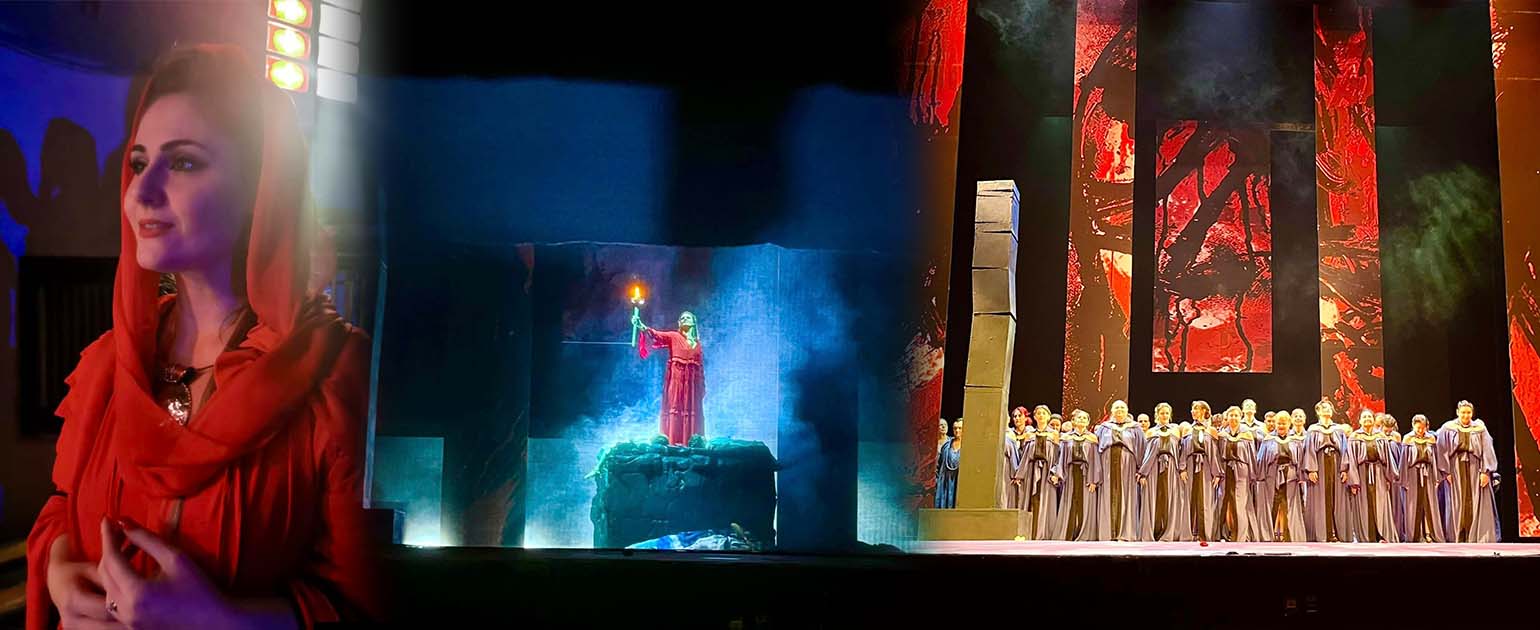 For "Medea" by the Sofia Opera and Ballet. Diana Lamar in the image of Medea