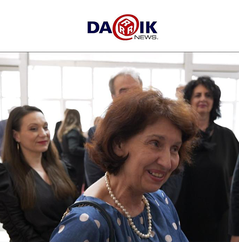 Siljanovska attended the spectacle of Sofia Opera and Ballet in Skopje