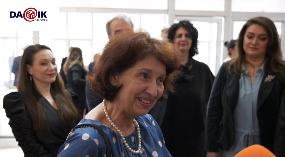 Siljanovska attended the spectacle of Sofia Opera and Ballet in Skopje
