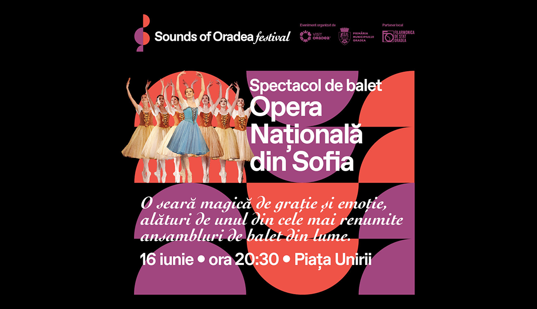 Tonight the Sofia Opera Ballet closes the Third International Festival "The Sounds of Oradea" in Oradea, Romania.