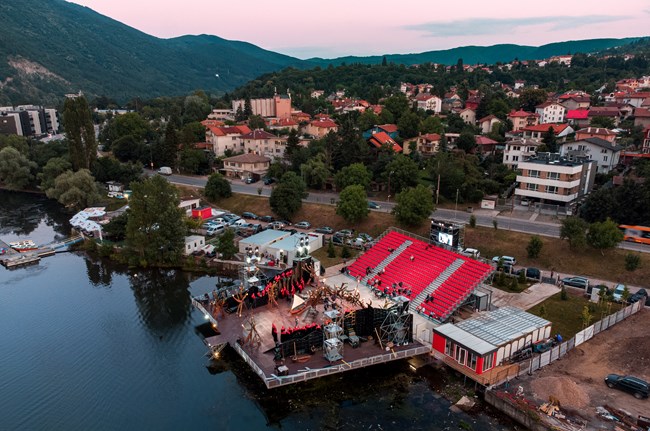 Отваря се каса на входа на сцената в Панчарево за летния фестивал "Музи на водата" 2024