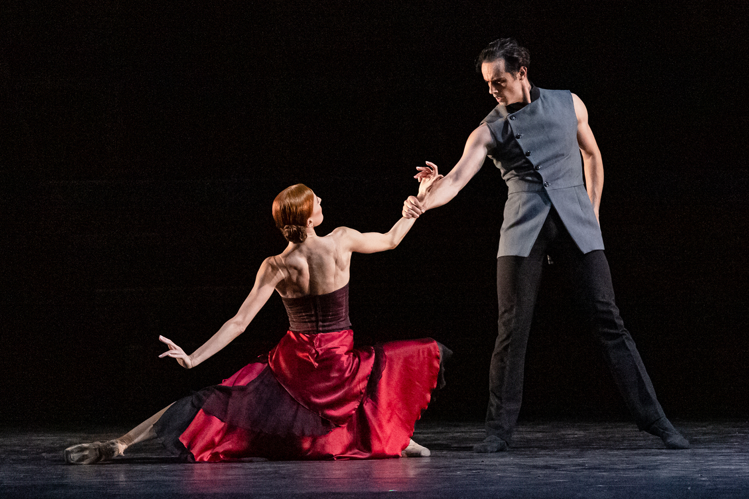 Marta Petkova and Nikola Hadjitanev were guests at Teatro Massimo in Palermo in performances of the ballet "Carmen"