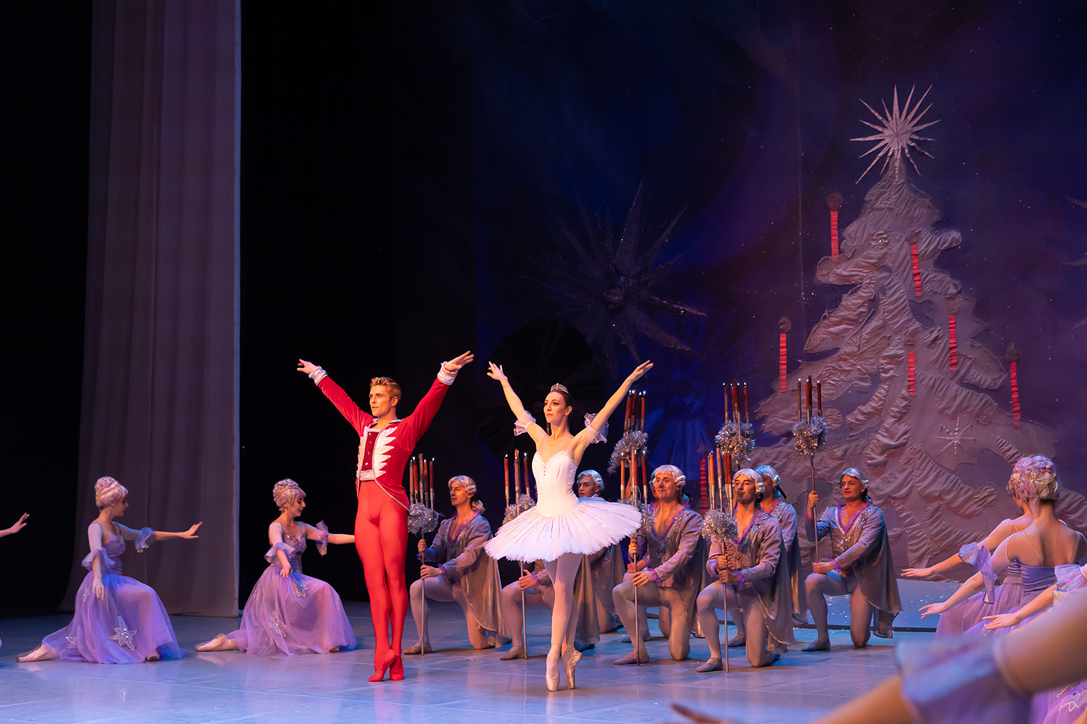 The Sofia Opera Ballet performs “The Nutcracker” by Tchaikovsky in Salerno, Italy