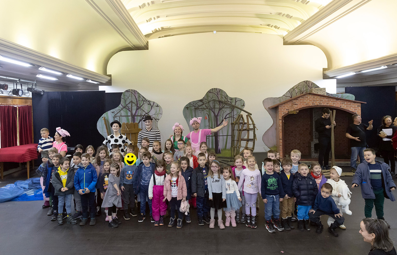 Close to fifty Sofia kindergarteners visited the Sofia Opera today