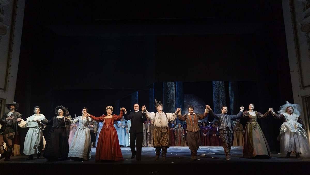 An impressive finale of the premiere performances of the opera “Falstaff” by Giuseppe Verdi