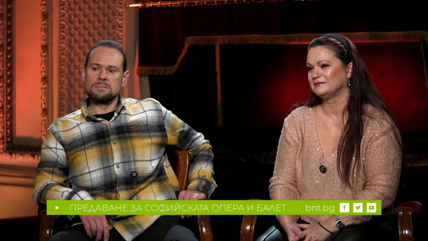 Радостина Николаева и Бисер Георгиев - за моментите на удовлетворение на сцената - БНТ2, автор и водещ Миглена Стойчева