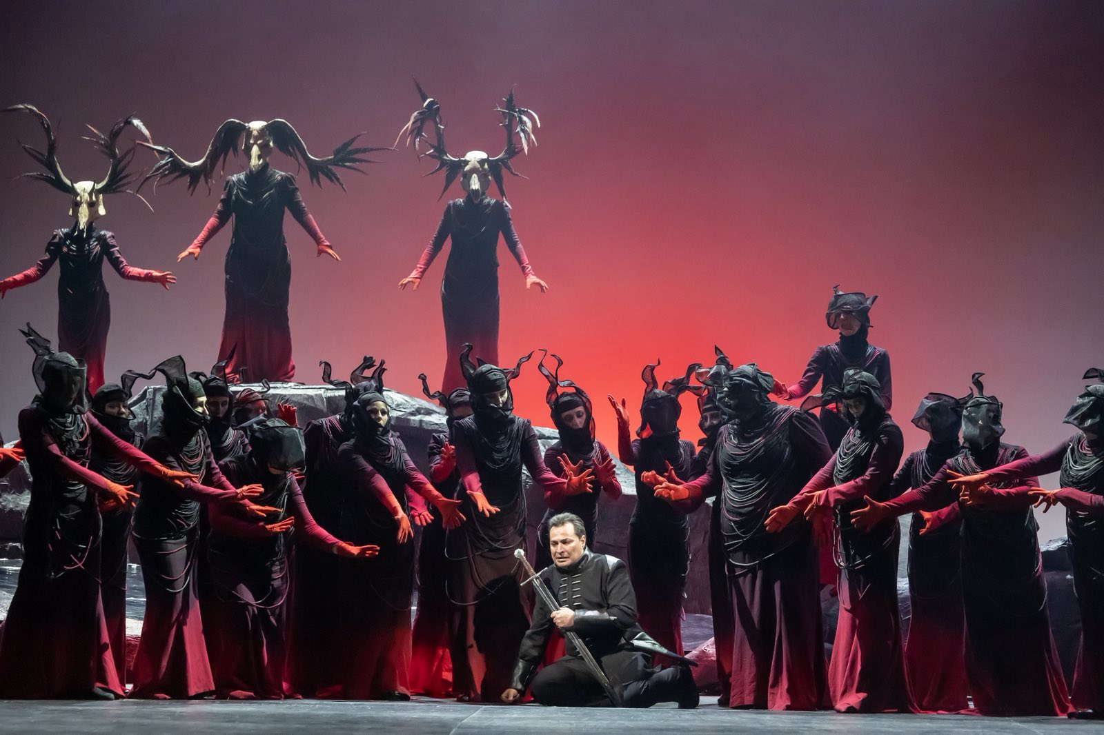 Пламен Димитров като Макбет в Софийската опера