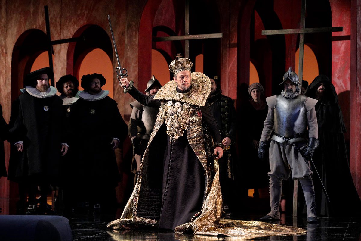 Alexander Vinogradov as King Philip II in Don Carlo 🎭
