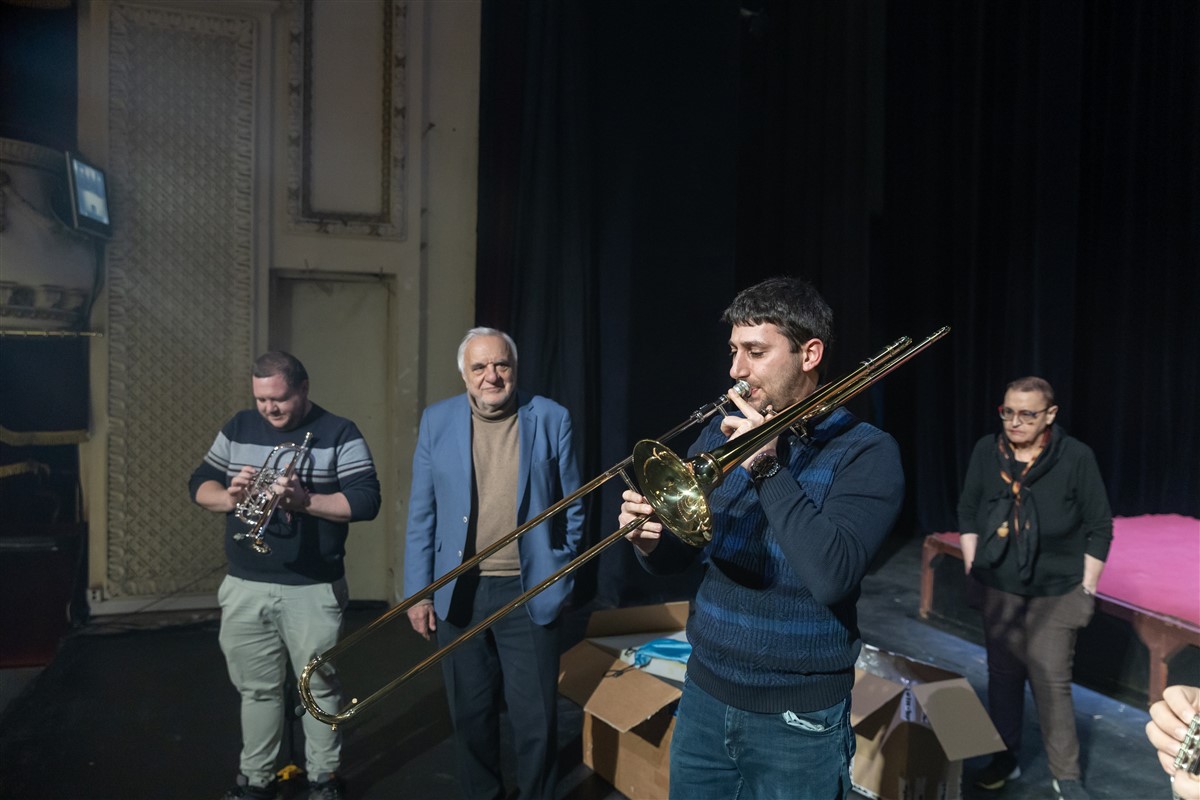 Photo: Нови инструменти за оркестъра на Софийската опера