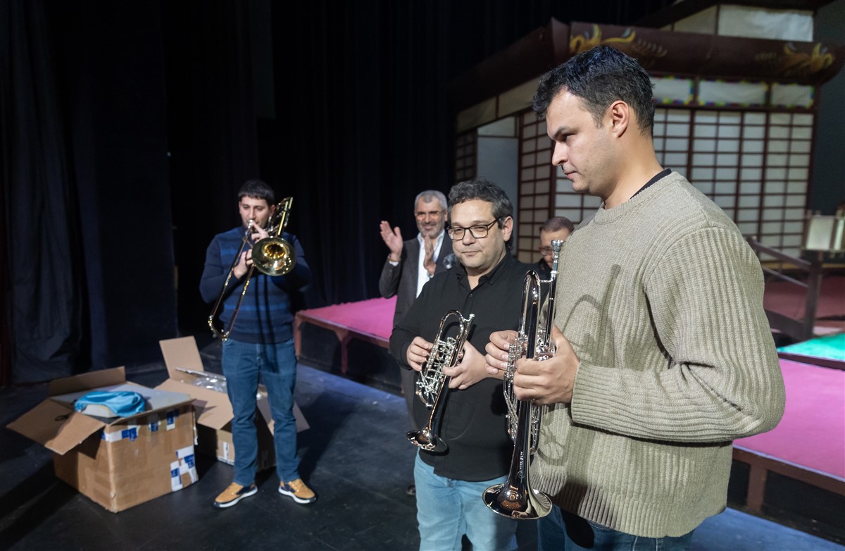 Photo: Нови инструменти за оркестъра на Софийската опера