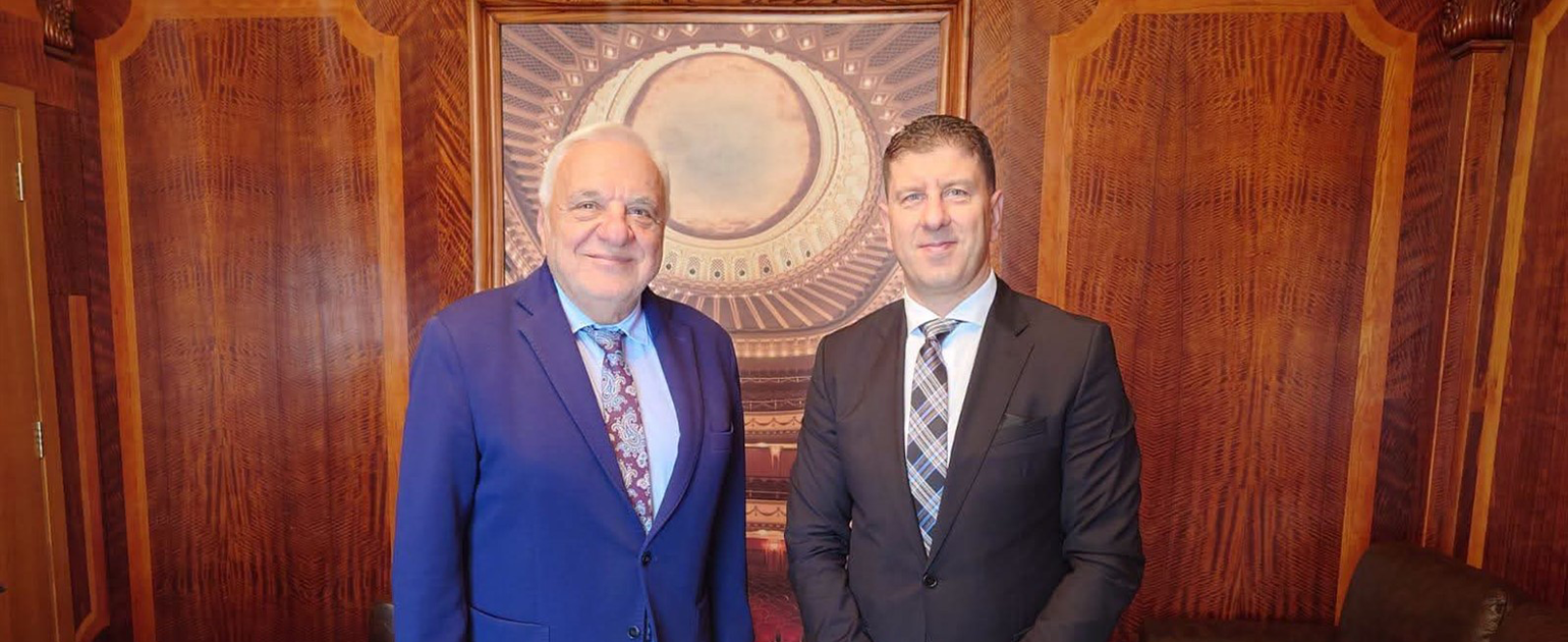 On July 22, 2026, Nikola Nikolov, Ambassador of the Republic of Bulgaria to the Republic of Armenia, met with Academician Professor Plamen Kartaloff