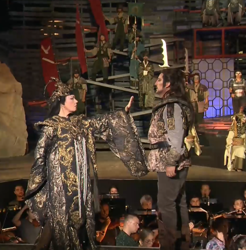 The “Opera at the Square” festival closed last evening with a spectacular performance of “Turandot”